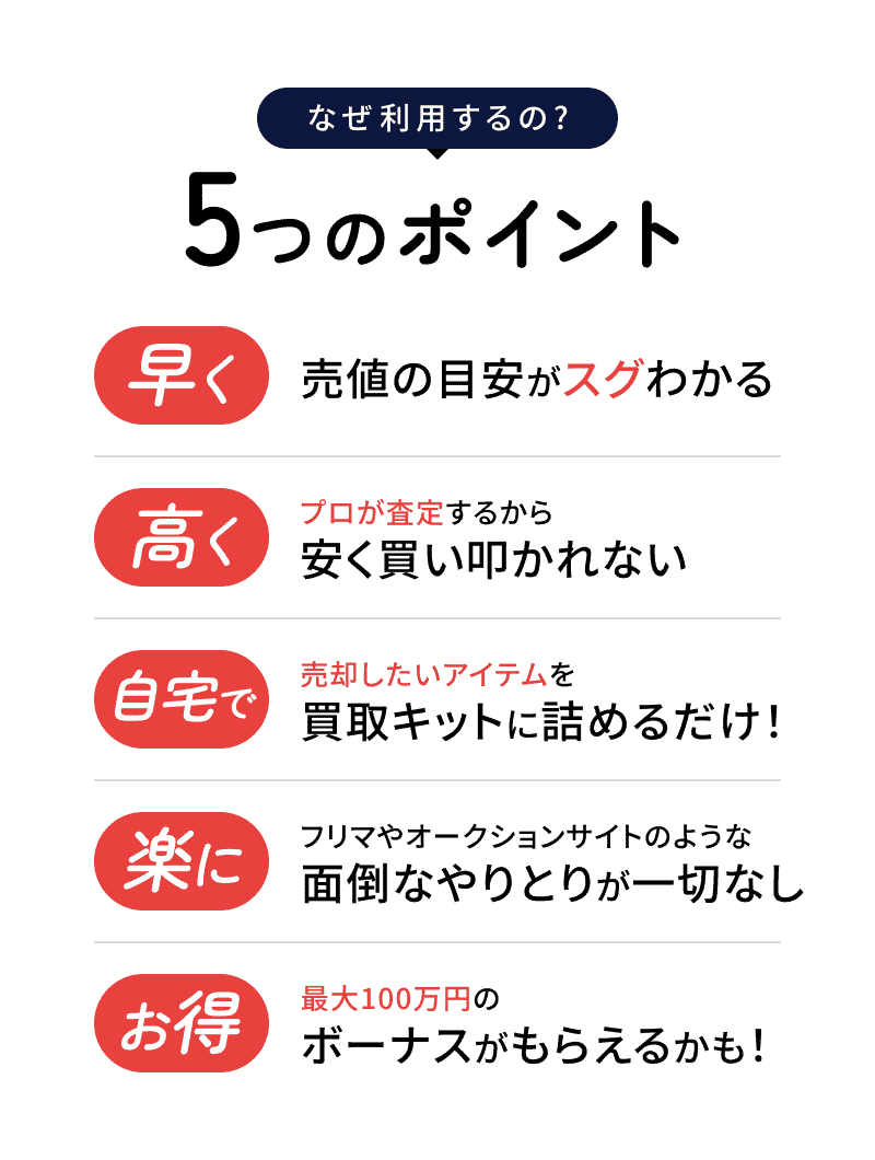 なぜ利用するの？5つのポイント